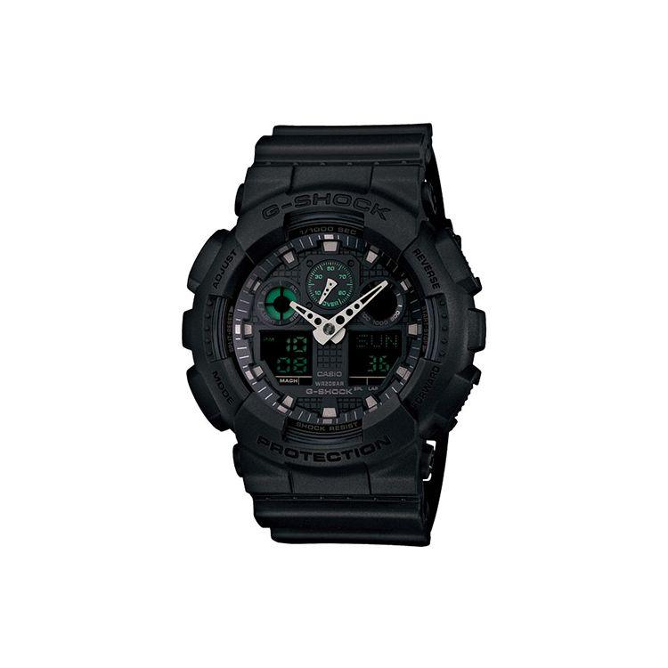 

Casio 200 Meter Water Resistant Quartz Movement Watch Men Watches Black GA-100MB-1A Regular Watch Box,Black Dial