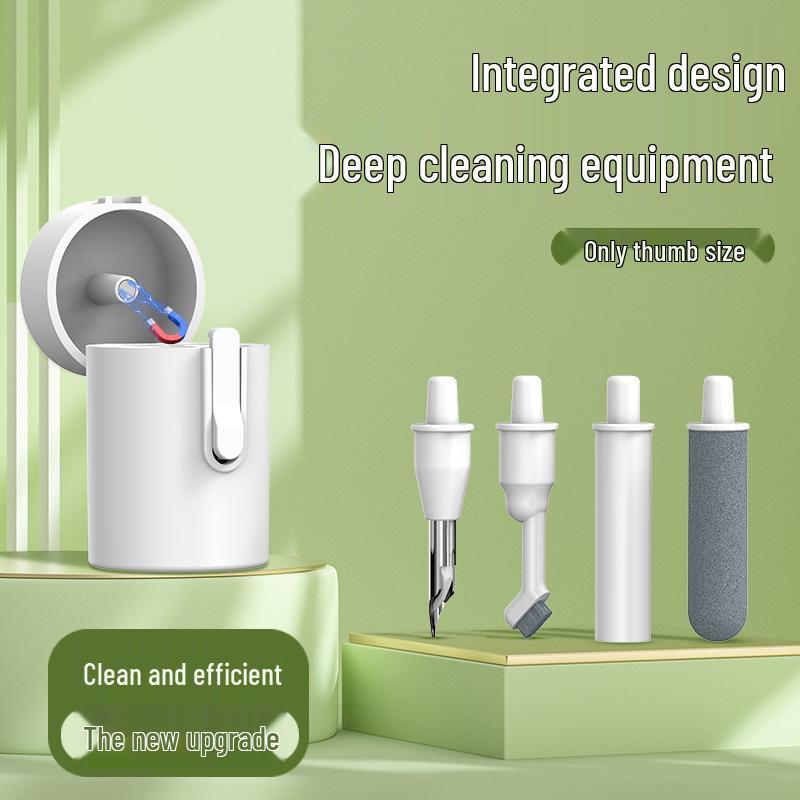 Q5D-Q20 Kit Portabil de Curățare: Perie Multifuncțională și Stilou de Curățare pentru Căști pentru Telefoane și Tastaturi