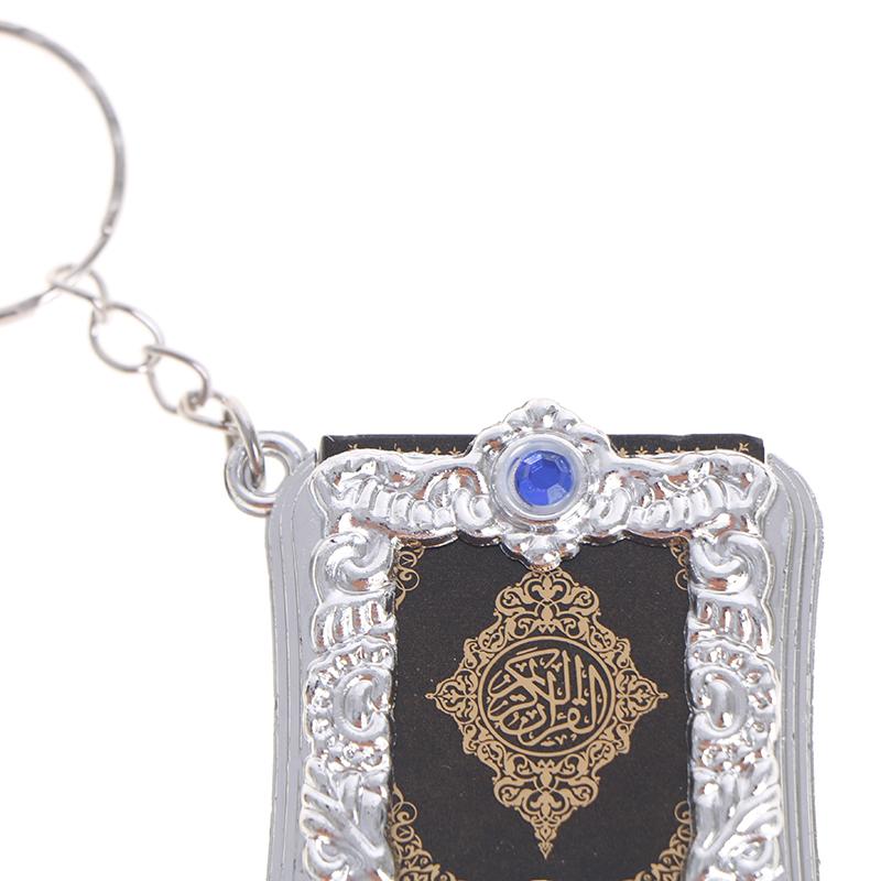 Muslim Islamic Mini Keychains Key Rings For Koran Ark Quran Book Can Read Gift