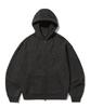Trillion Domingo Pigment 2-Way Sweat Zip-Up (Charcoal)