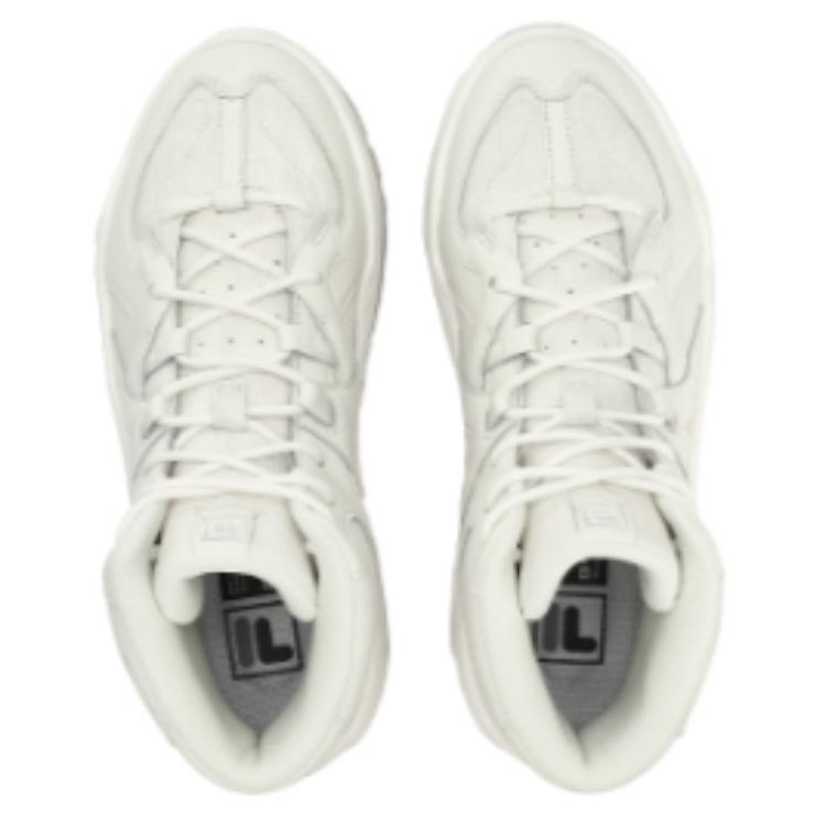 FILA Modern Comfortable Versatile Shock Absorbing Durable Mid-Top Casual Shoes Women Casual Shoes Snow-White F12W341114FWT