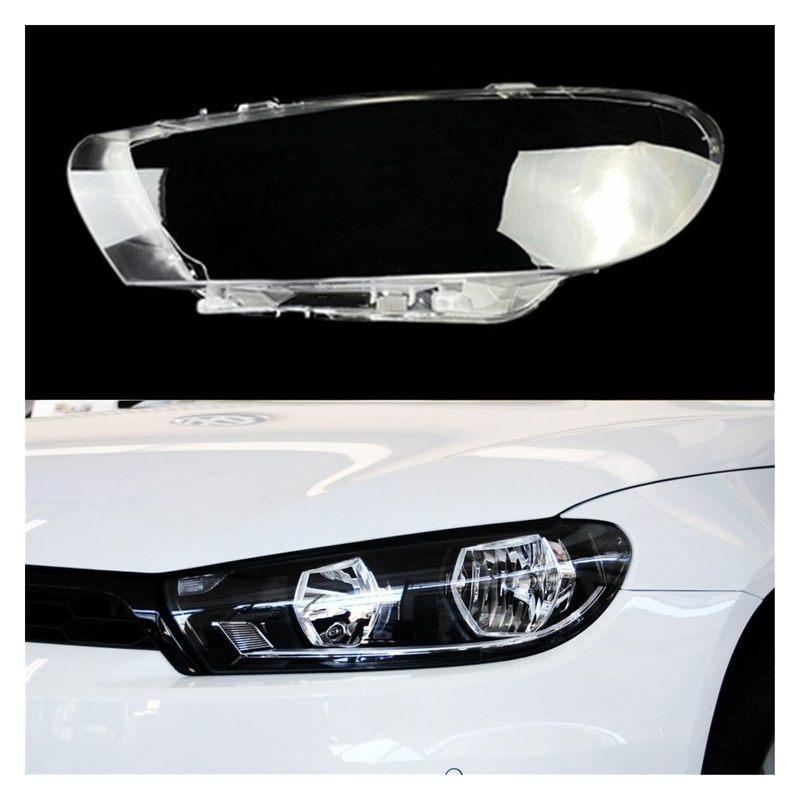 Headlight Lens Cover For Volkswagen VW Scirocco 2008-2016 Car Headlight Shell Cover Replacement Lampshade Shell