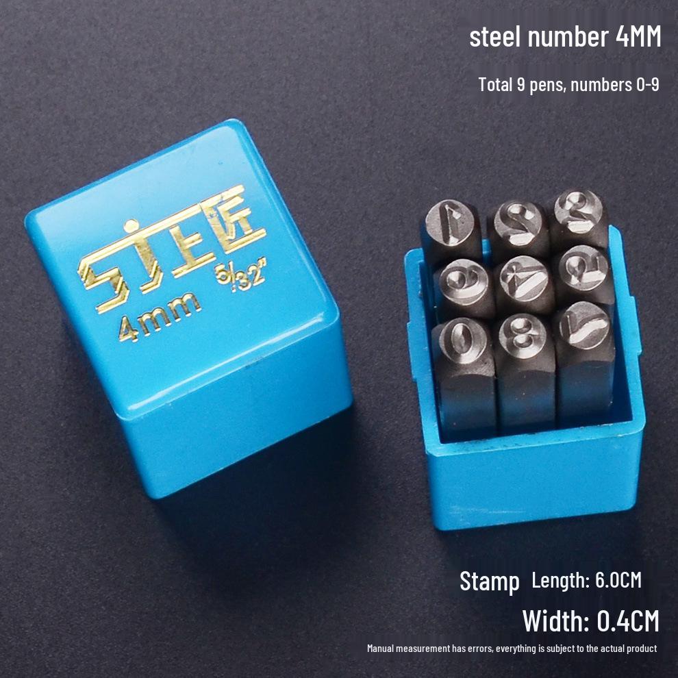 Master Craftsman Steel Stamp Set: Numbers, Letters & Symbols