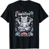 Pawsitive Vibes Only Yoga Poses Kitten British Shorthair Cat T-Shirt(2)