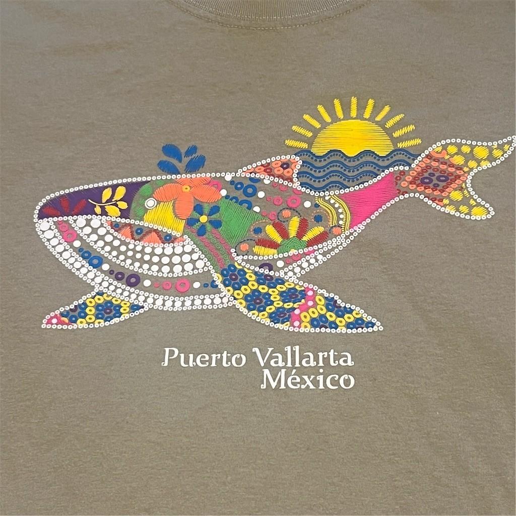 Yazbek T-Shirt Unisex Large Beige Embossed Puerto Vallarta Mexico Turtle Graphic XL
