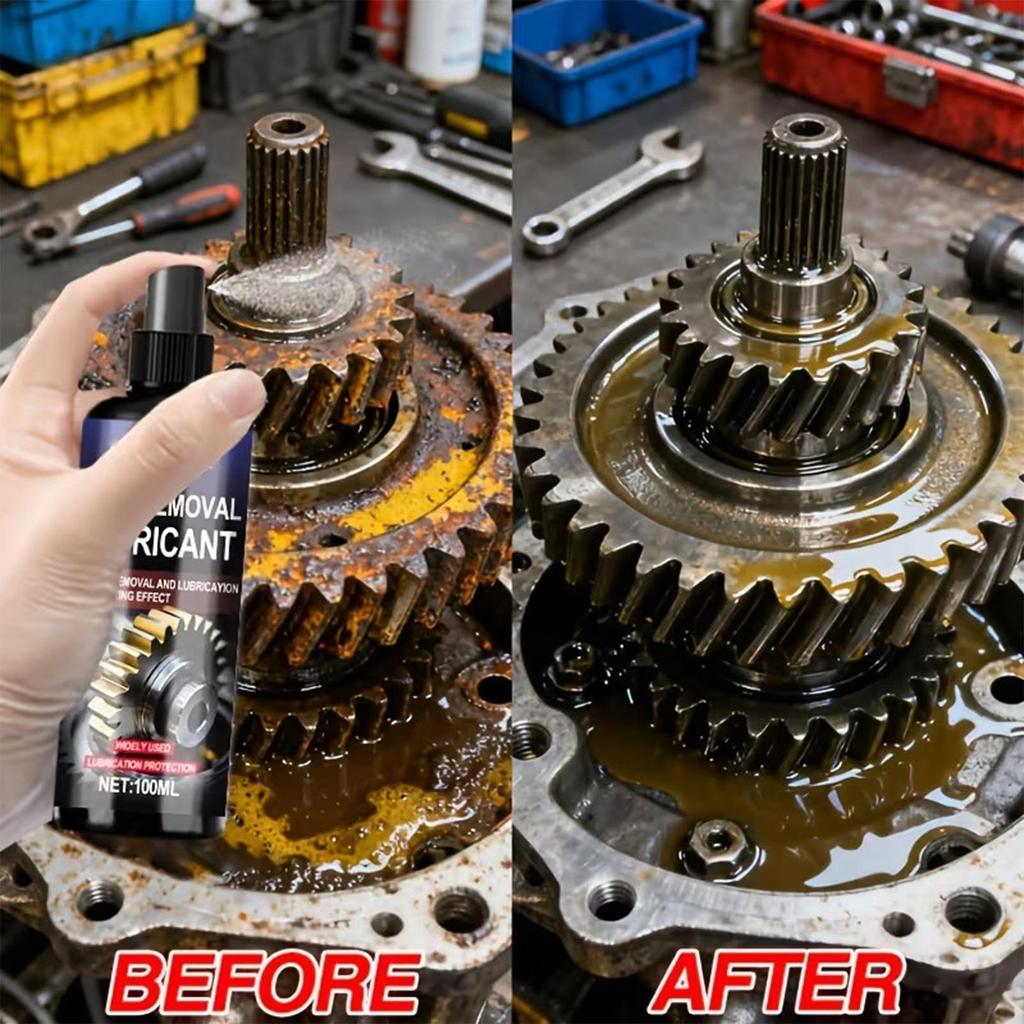 Spray removedor de óxido inhibidor de óxido para cadena de bicicleta lubricante disolvente de óxido metálico para mantenimiento de equipos bisagras tornillos del chasis
