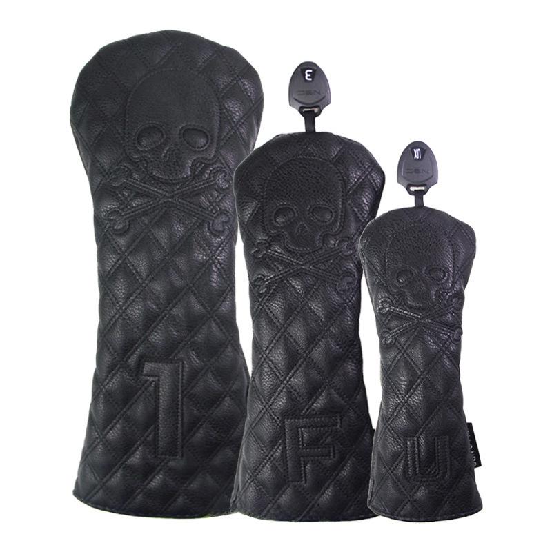 Copertura Impermeabile per Mazza da Golf con Teschio di Diamanti: Protegge i Legni 1/3/5/UT