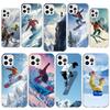Adventure Snowboarding Extreme Phone Case for iPhone 11 12 13 Mini 14 15 Plus 16 Pro Max 17 Air 16E 7 8 SE 17ProMax Soft Fundas