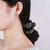 Heart Shape Earrings Full Diamond Effect Micro-Setting Love Zirconia Stud Earrings Romantic Jewelry for Women Girls Everyday Wear Anniversary Gift