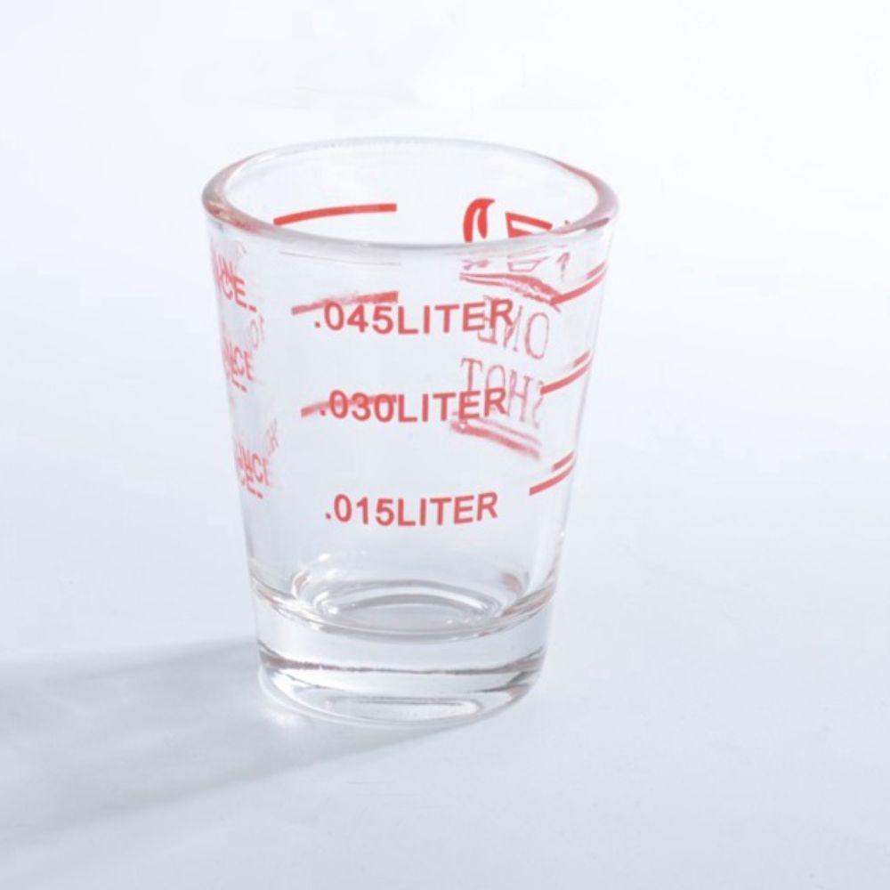 

Coffee Heavy Duty Bar Accessories with Scale Jigger Shot Glass Measuring Cup Bartender Tools красный
