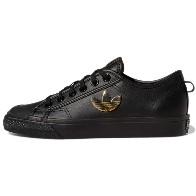 Adidas Originals Trefoil Comfortable Wraparound Non-Slip Durable Low-Top Skate Shoes Women sneaker Charcoal H01129