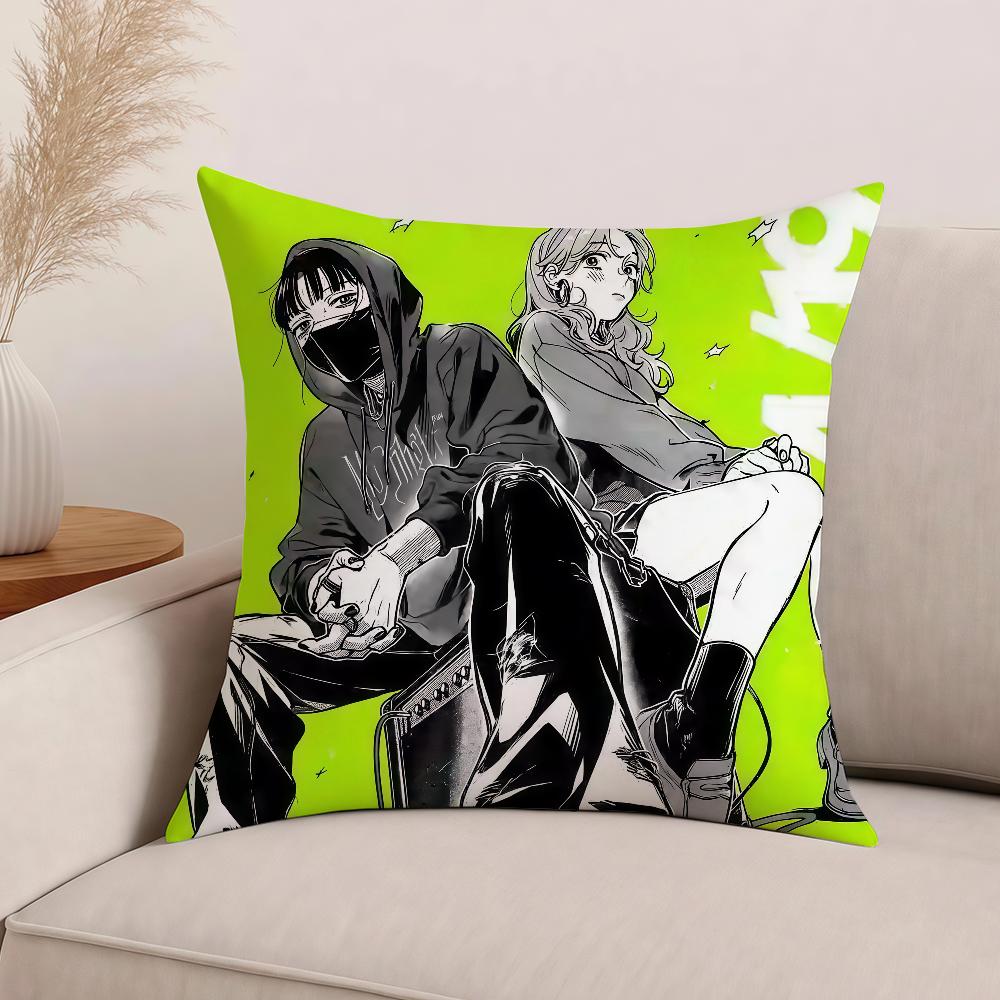 Comics S-she Was Interested a G-guy At All Pillow Case Office Cushions Suitable For Sofa Car Bedroom Decorative Cushion Cover