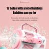 Electric Bubble Gun With Large Capacity Flashing Automatic Blower With Light Music Bubbles Maker For Kid Backpack Bubble Gun