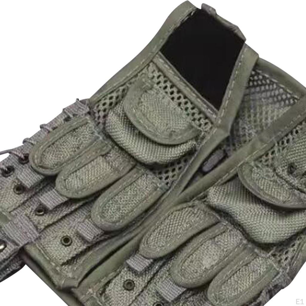 1/6 Soldier Jungle Vest, Outdoor Action Figures Accessory, Traning Protective for 12inch