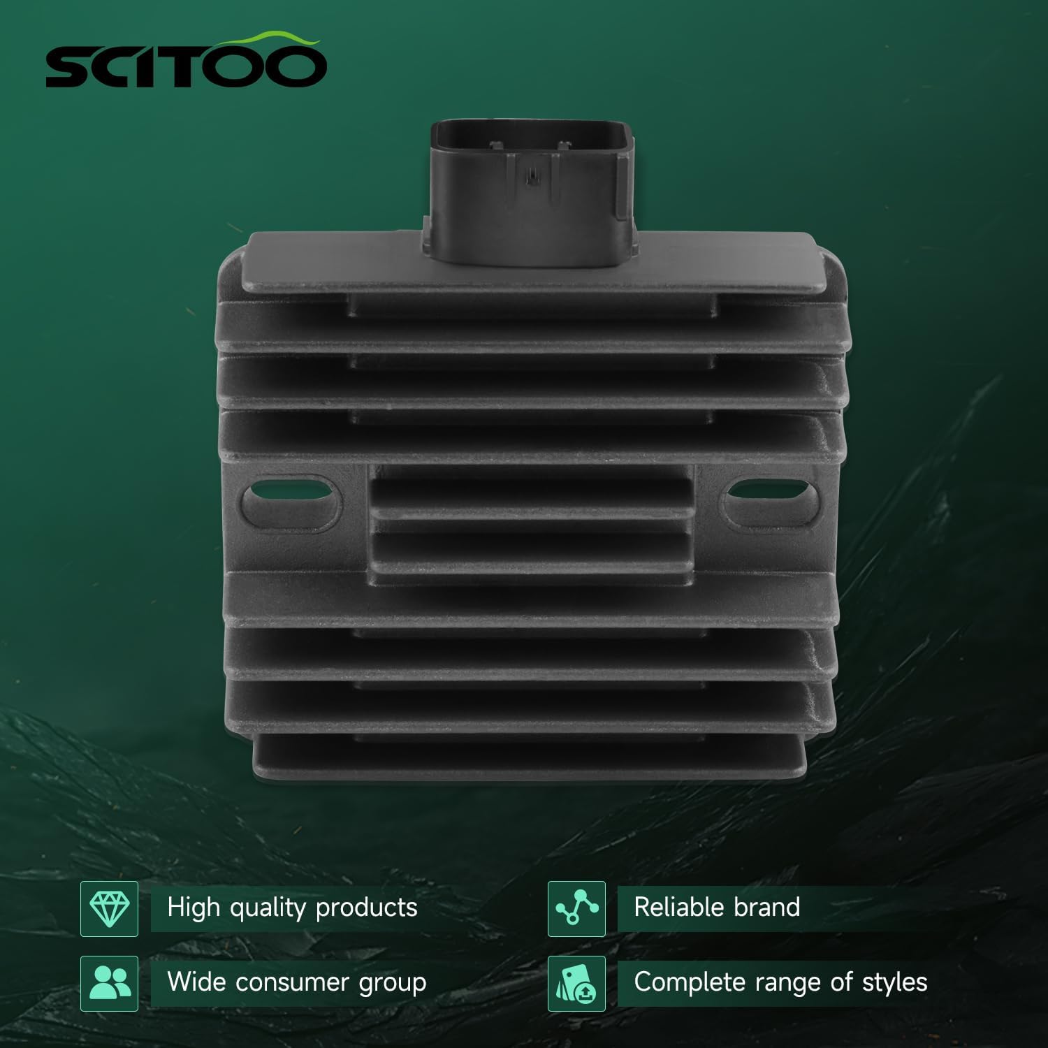 SCITOO Regulator Rectifier Replacement Voltage Regulator Rectifier Fit for 2009-2011 for Suzuki King Quad 500 2008-2009 2011 for Suzuki King Quad 750
