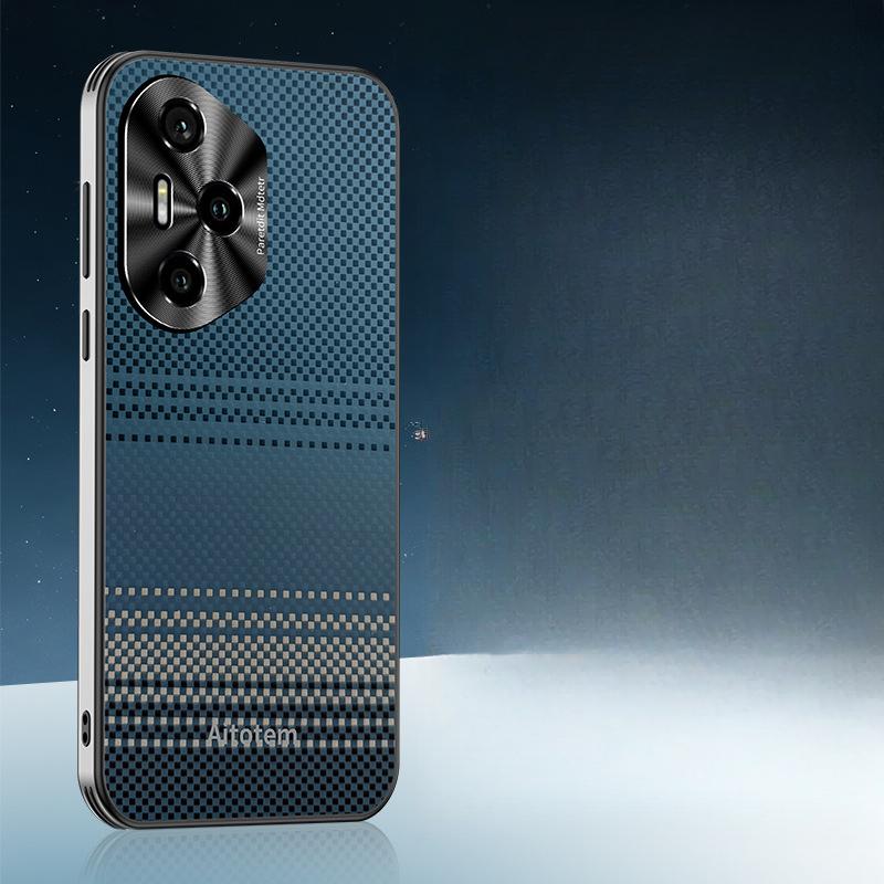 

Чехол для телефона Honor 300pro, Полная защита объектива, HONOR 200, Тканый из углеродного волокна, 100% защита от падений, Подушка безопасности Honor 100