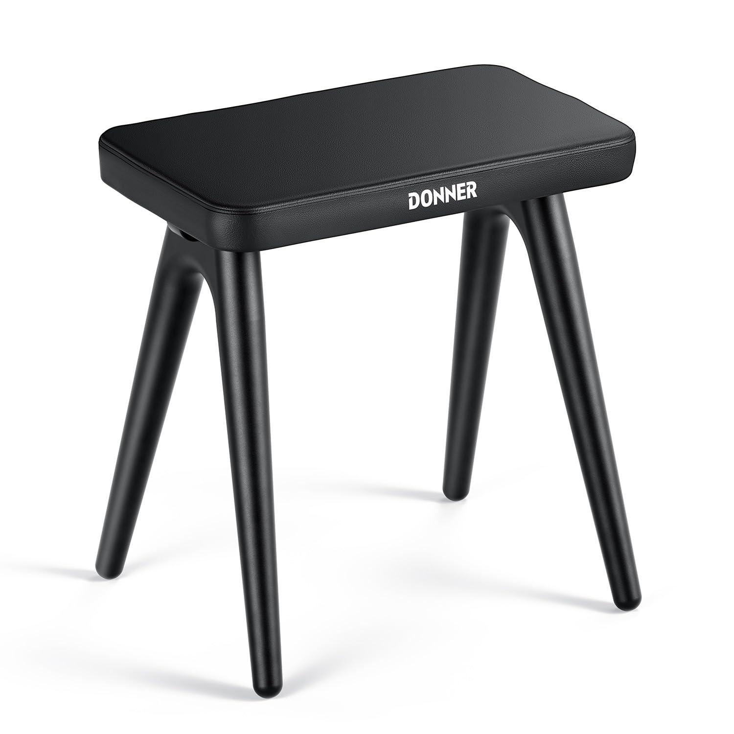 

Donner Стул для фортепиано, скамейка для клавиатуры, деревянный стул для фортепиано, табурет, устойчивый, удобный, грузоподъемность 154 кг, черный, противоскользящий DKB-100 чёрный