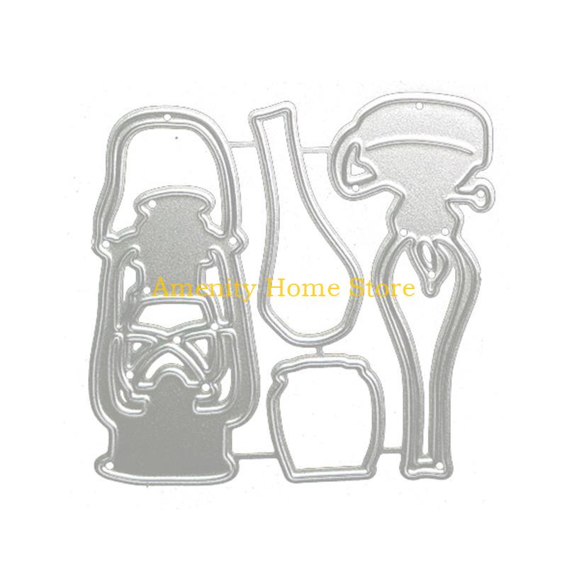 F26C Camera Teacup Metal Cutting Dies Stencil DIY Scrapbooking Album Paper Card Template Mold Embossing Craft