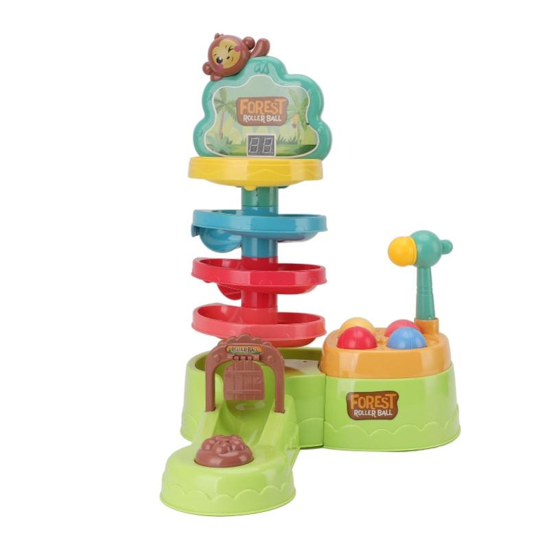 Children Scoring Basketball Game Early Education Desktop Game Toy Puzzle Track Sliding Rolling Ball For Kids белый