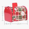 Niedliche Mailbox Design Weihnachten Süßigkeiten können Weihnachten Eisen Box Keks Aufbewahrungsboxen Kinder Geschenk Banqu