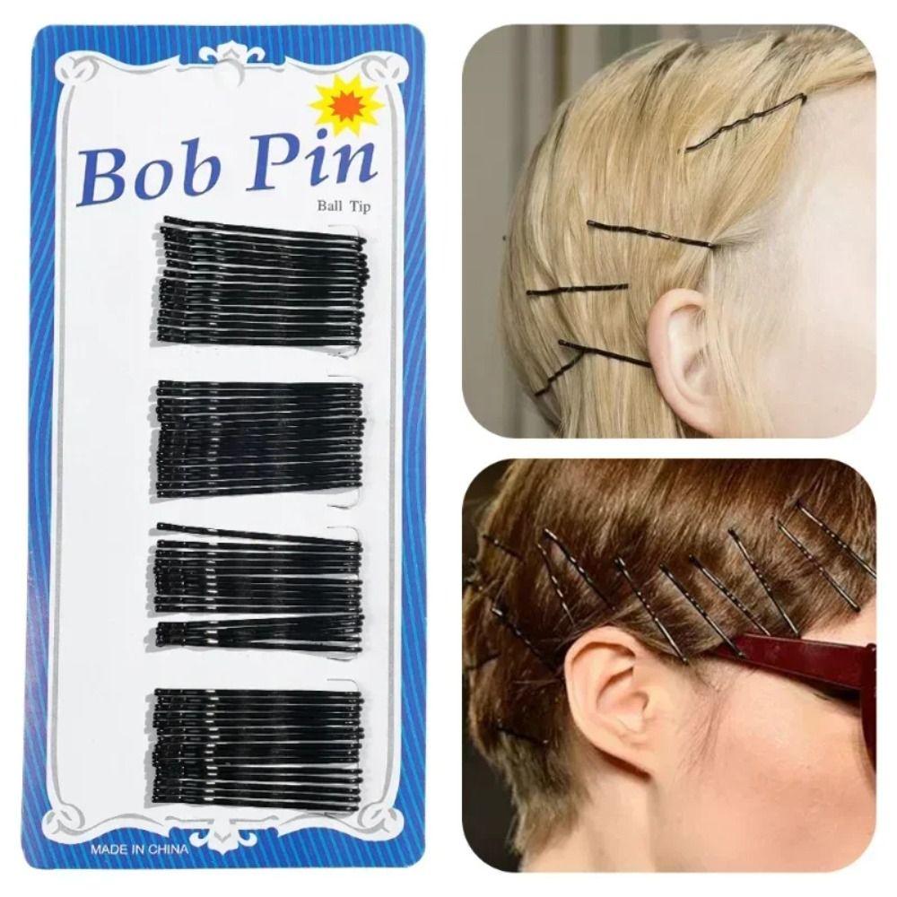 60/240pcs Wave Black Hairpins Invisible BB Hairpins Fashion Women Hair Clip