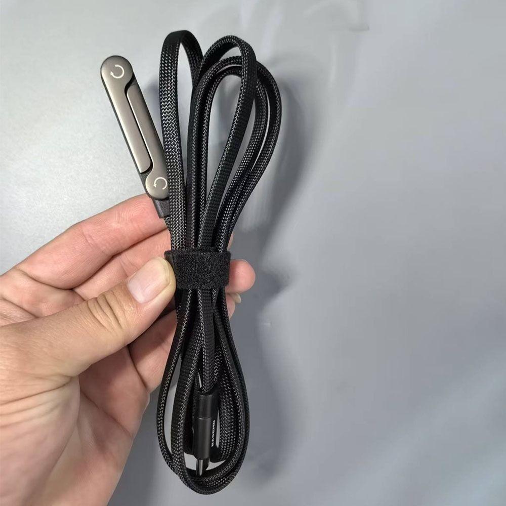 with Built-in Phone Stand Fast Charging Cord 240w Sideways Phone Charger  for Smartphones Tablets