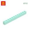 Non-Toxic 22 Pcs/Lot 6112 1X12 High 12 Hole Building Block Moc Color Accessories Compatible With Brick Diy Children'S Toy Assembly Gift