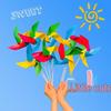 Colorful Pinwheel Photo Props for Graduation, Birthday & Back To School Celebrations
