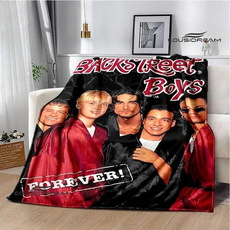 BSB Band Backstreet Boys Print Blanket Picnic Blanket Flannel Warm Blankets Soft Cozy Blankets Home Travel Blanket Birthday Gift