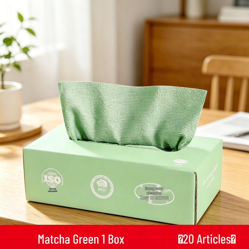 Tearable Disposable Kitchen Cleaning Wipes - Absorbent Roll for Weekly Use
