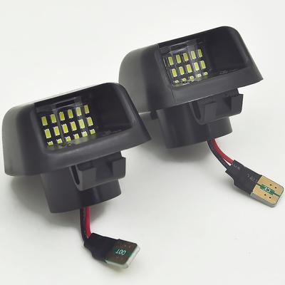 2PCS White 15SMD LED Car Number License Plate Lights for Nissan Navara D40 Frontier Armada Titan Xterra Suzuki Equator