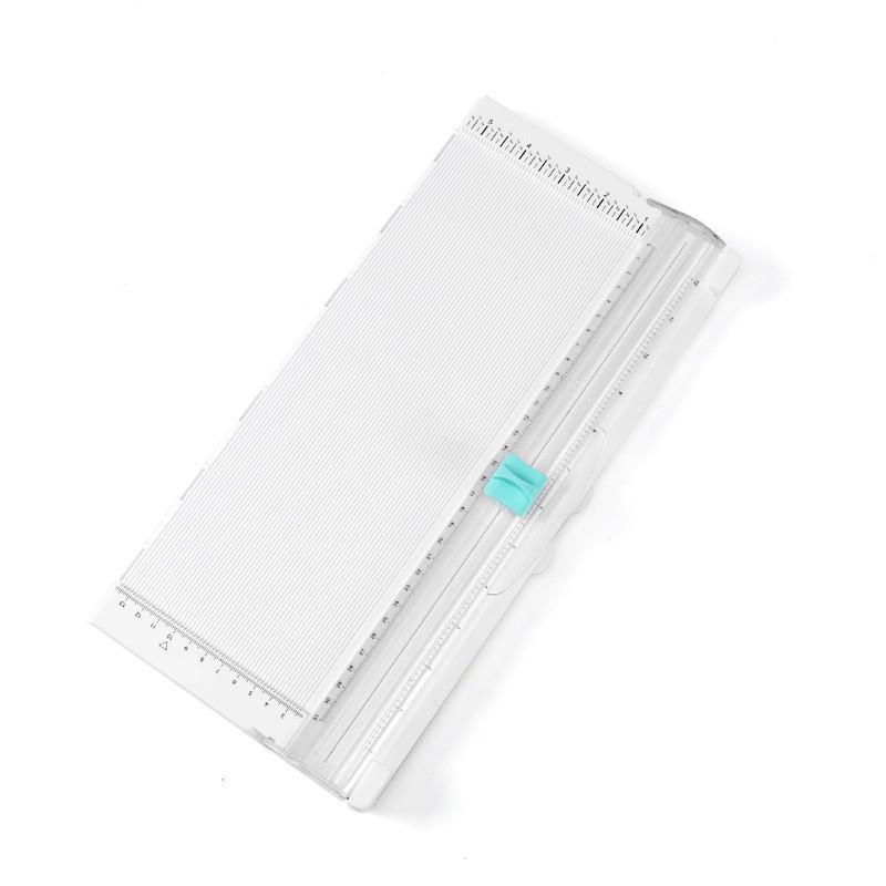 2-in-1 Foldable A4 Paper Cutter Guillotine for Craft & Scrapbooking белый