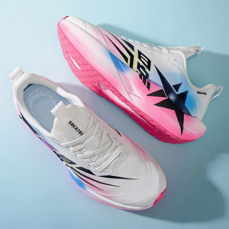 Men Running Shoes Carbon Board Marathon Speciality Sports Breathable Lightweight Women'S Comfortable Athletic Sneakers