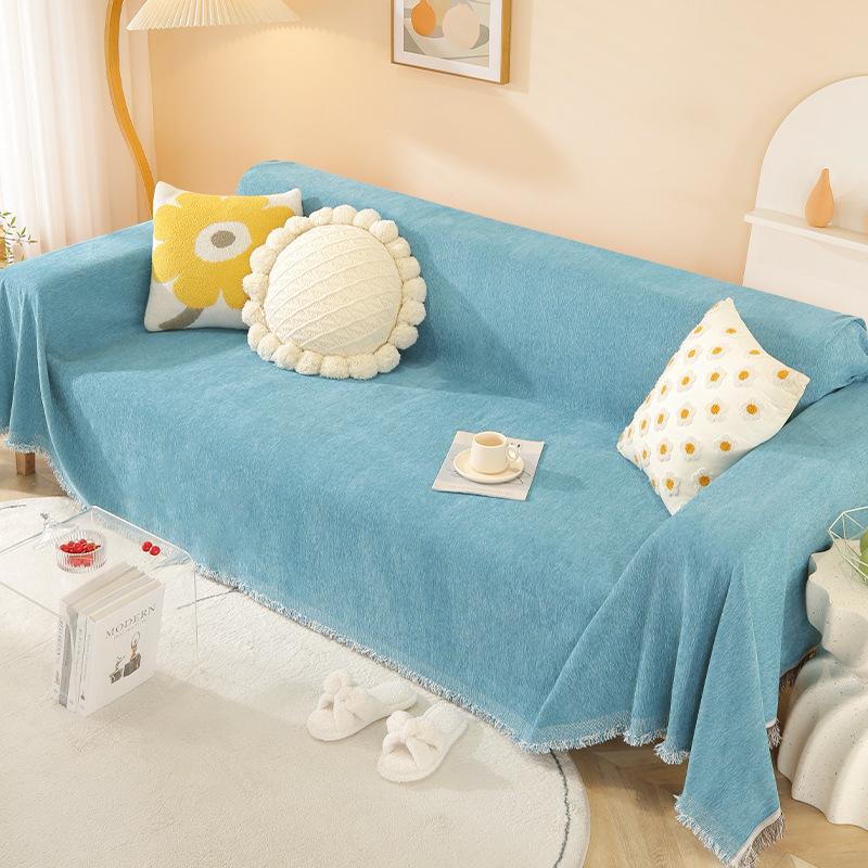 Anti-Scratching Sofa Cover Ins Style All-Inclusive Universal Cover Four Seasons Universal Sofa Cover Cloth Backrest Cover Towel Sofa Cover