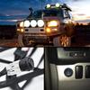 LED Light Bar Wiring Harness Kit, 480W, 2 Wires 18AWG, LED Wiring Harness with 12V 40A Relay and Waterproof Control  , Large Load 2