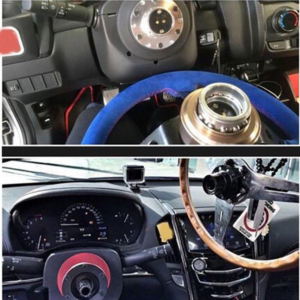 6 Hole Steering Wheel Quick Release 360° Rotation Modified Steering Wheel  Car Refit