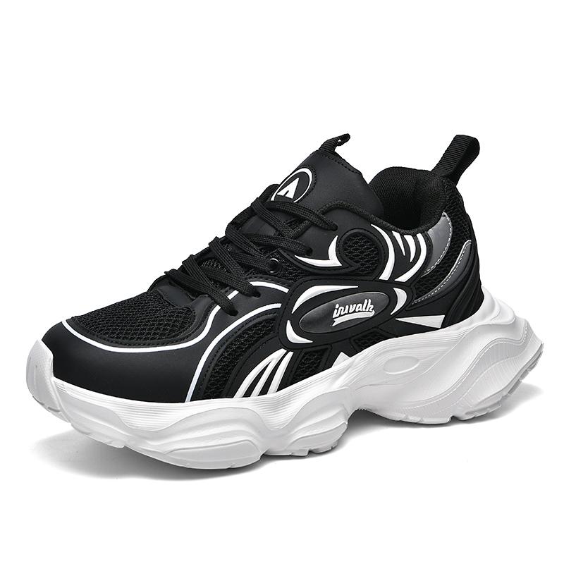 

New breathable mesh running shoes youth fried street platform daddy shoes increase all matching running shoes Instagram tide 36