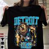 Detroit Team Lion Koszulka Piłkarska Szkielet Piłkarski Prezent Fan S-5XL.webp Koszulka Unisex