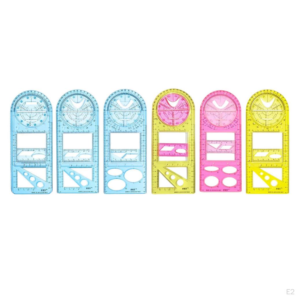Creative Geometric Ruler Set for Art and Design