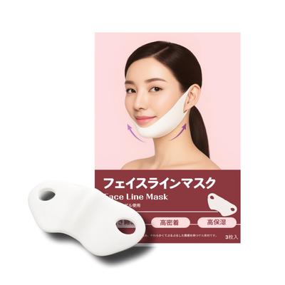 Linha do Rosto Rosto Pequeno Papada Facial Facial Flacidez Inchaço Redutor Pack MÁSCARA DE LINHA Pack Pêssego, Máscara Lift-Up, Cinto, Eliminação, Levantamento,