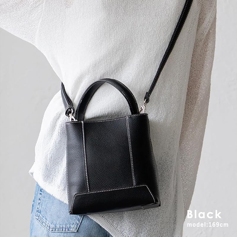 [VITAFELICE] Vita Felice One handle 2way cube bag ladies inb-10151p (black)