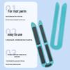 Heated U-Shaped Hair Perming Clips - High Temp Resistant, Anti-Scald Hairdressing Tool for Barber Shops