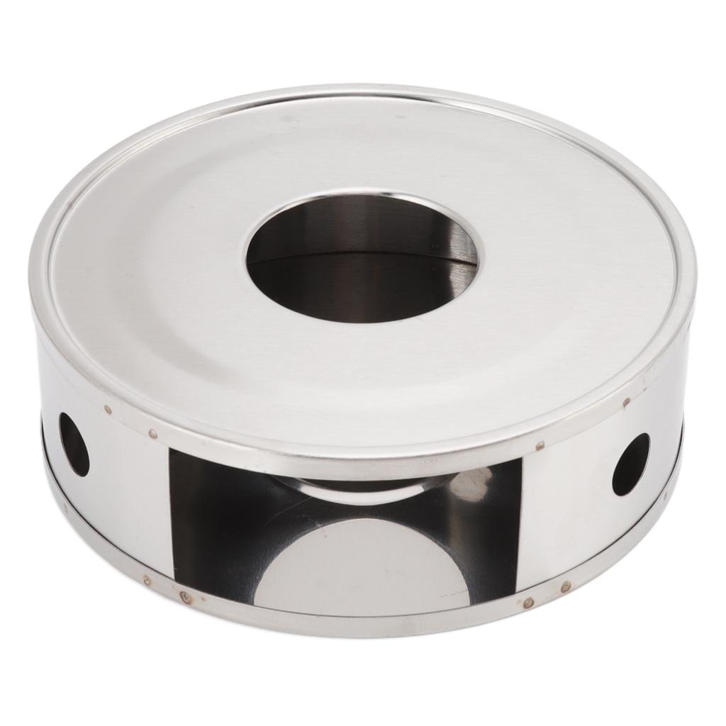 Teapot Heater Stainless Steel Ventilation Hole Design Hollow Teapot Warmer for Home Circular Hole