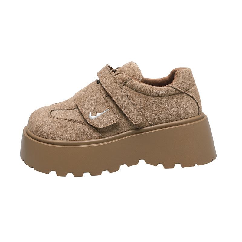 

Muffin thick-soled small man increases height Birkenstocks women s 2025 spring and autumn new versatile big-headed loafers popular single shoes 40