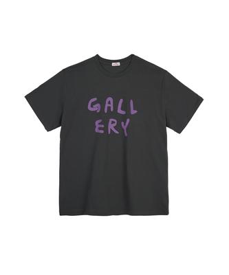 1011 GALLERY Gallery Logo T-Shirts - Charcoal