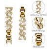 Zinc Alloy Twisted Watch Band Rhinestone Decor for Huami Amazfit GTS 2 mini Watch Strap