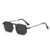 Rectangular Metal Sunglasses for Men Original European and American Retro Fashion Trends Shades for Men Steampunk Glasses