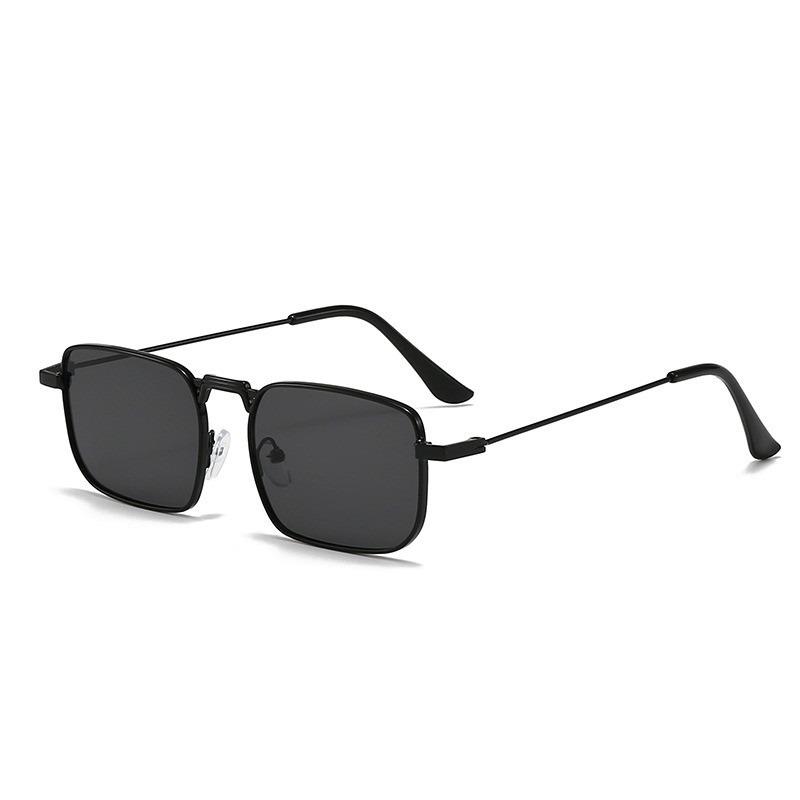 Rectangular Metal Sunglasses for Men Original European and American Retro Fashion Trends Shades for Men Steampunk Glasses