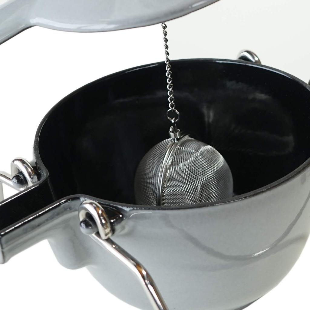 Staub Round Graphite Teapot, Gray, 1.15L, 1650018, 40509-420-0 [Used]