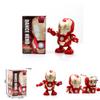 Vibrant Dance Iron Man Action Figure Toy With Led Flashlight And Sound Features